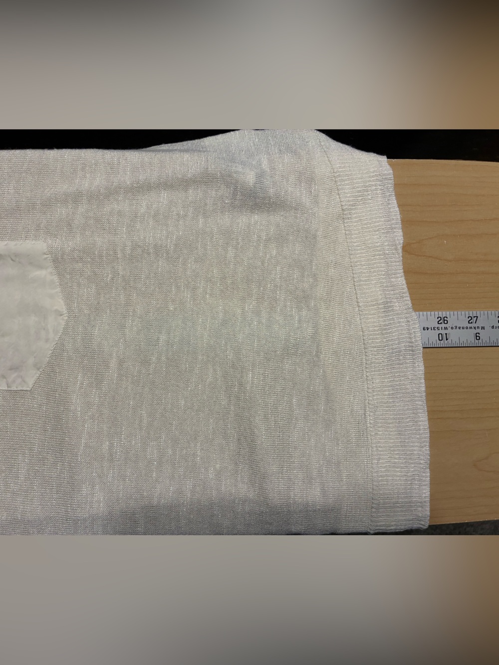 Banana Republic LINEN Blend Mixed Media Top Cream XL - Picture 12 of 12